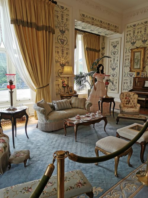 Margaret Henry's sitting room in Kylemore Abbey