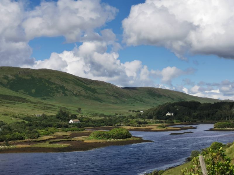 Near the head of Killary Fjord on the way to Westport and Achill Island
