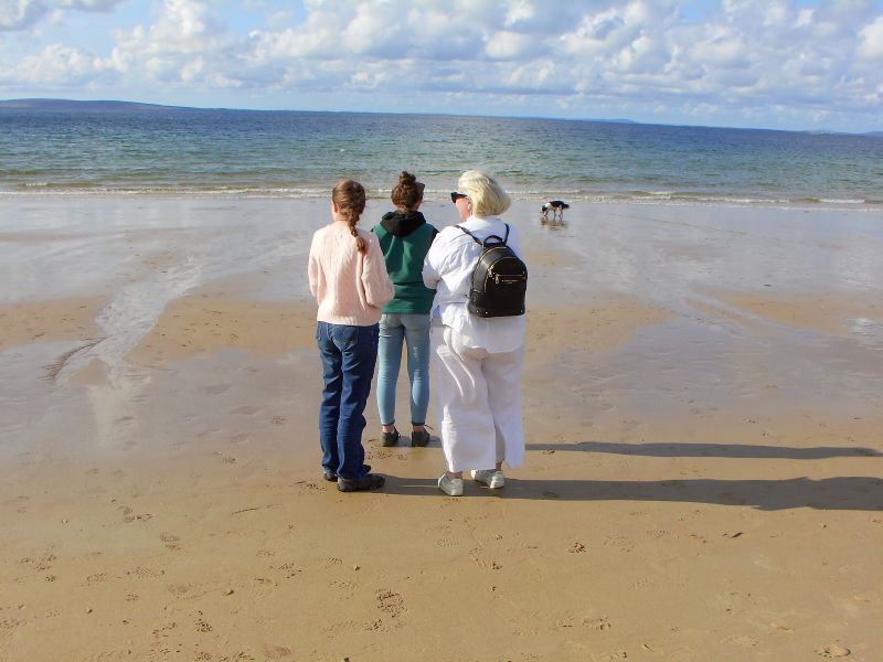 On the beach at Dugort on Achill Island