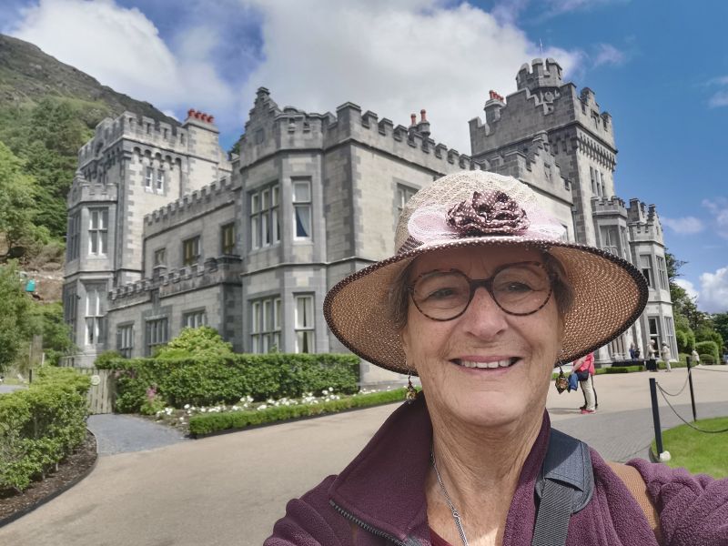 Teresa at Kylemore Abbey