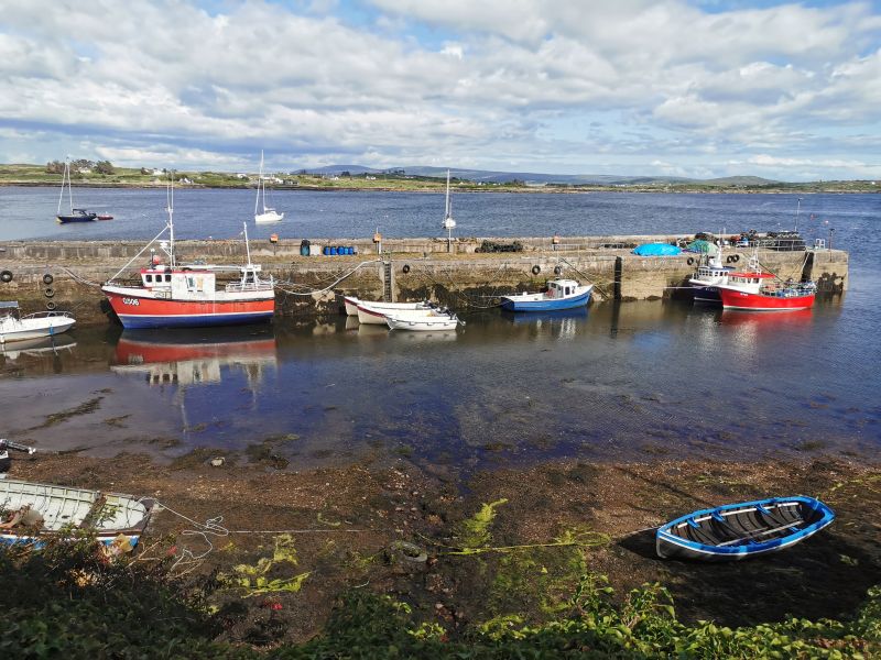 The Roundstone harbour